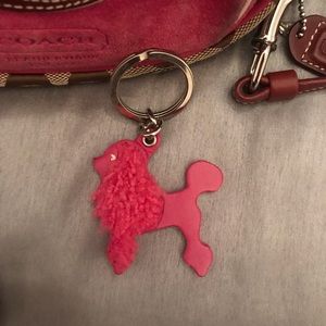 Coach Poodle Keychain